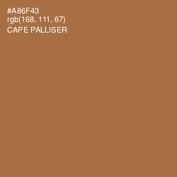 #A86F43 - Cape Palliser Color Image