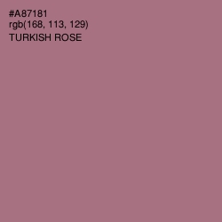 #A87181 - Turkish Rose Color Image