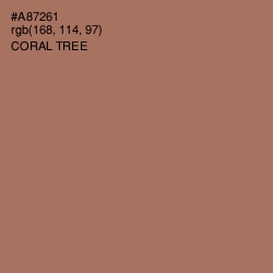 #A87261 - Coral Tree Color Image