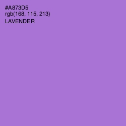 #A873D5 - Lavender Color Image