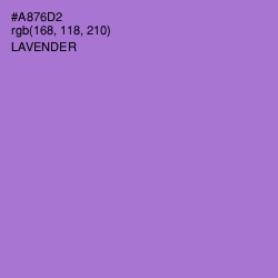 #A876D2 - Lavender Color Image