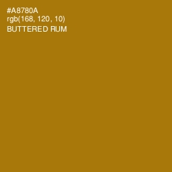 #A8780A - Buttered Rum Color Image