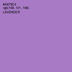 #A879C4 - Lavender Color Image