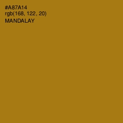 #A87A14 - Mandalay Color Image