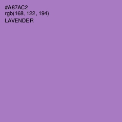 #A87AC2 - Lavender Color Image