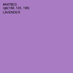 #A87BC3 - Lavender Color Image