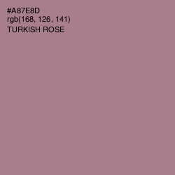 #A87E8D - Turkish Rose Color Image