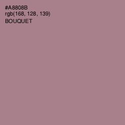 #A8808B - Bouquet Color Image