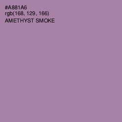 #A881A6 - Amethyst Smoke Color Image