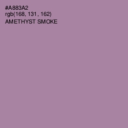 #A883A2 - Amethyst Smoke Color Image