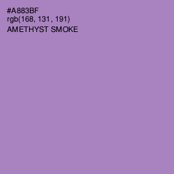 #A883BF - Amethyst Smoke Color Image