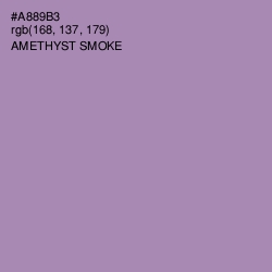 #A889B3 - Amethyst Smoke Color Image