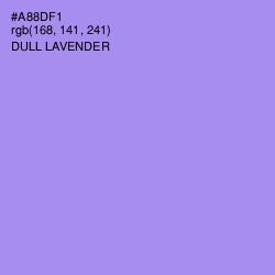 #A88DF1 - Dull Lavender Color Image