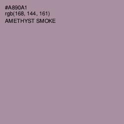 #A890A1 - Amethyst Smoke Color Image