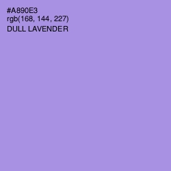 #A890E3 - Dull Lavender Color Image