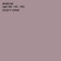#A89196 - Dusty Gray Color Image