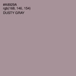 #A8929A - Dusty Gray Color Image
