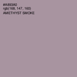 #A893A0 - Amethyst Smoke Color Image