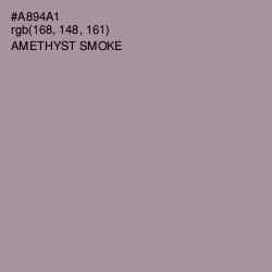 #A894A1 - Amethyst Smoke Color Image