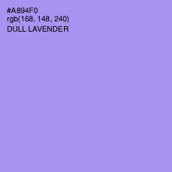 #A894F0 - Dull Lavender Color Image