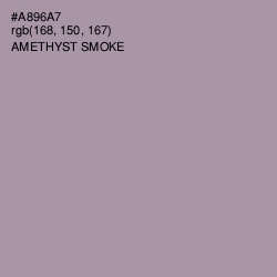 #A896A7 - Amethyst Smoke Color Image