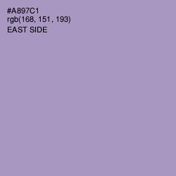 #A897C1 - East Side Color Image