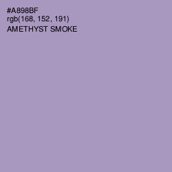 #A898BF - Amethyst Smoke Color Image