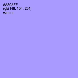 #A89AFE - Dull Lavender Color Image