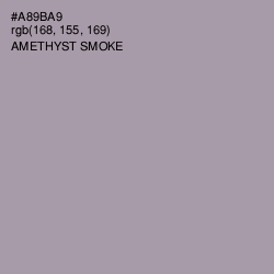 #A89BA9 - Amethyst Smoke Color Image
