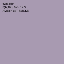 #A89BB1 - Amethyst Smoke Color Image