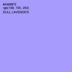 #A89BFE - Dull Lavender Color Image