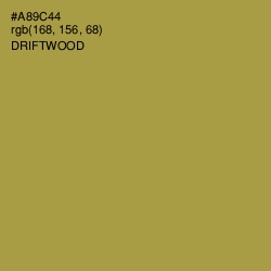 #A89C44 - Driftwood Color Image