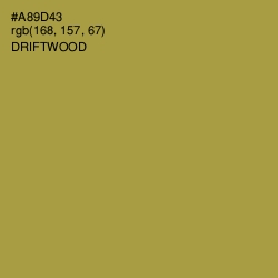 #A89D43 - Driftwood Color Image