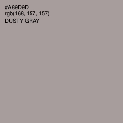 #A89D9D - Dusty Gray Color Image