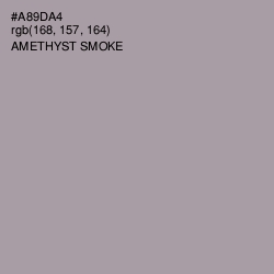 #A89DA4 - Amethyst Smoke Color Image