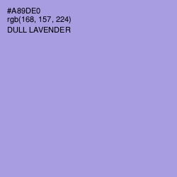 #A89DE0 - Dull Lavender Color Image