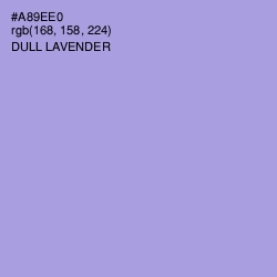 #A89EE0 - Dull Lavender Color Image