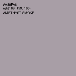 #A89FA6 - Amethyst Smoke Color Image