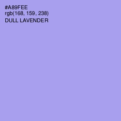 #A89FEE - Dull Lavender Color Image