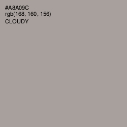 #A8A09C - Cloudy Color Image