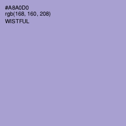 #A8A0D0 - Wistful Color Image