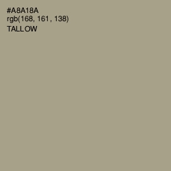 #A8A18A - Tallow Color Image