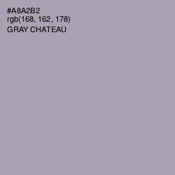 #A8A2B2 - Gray Chateau Color Image