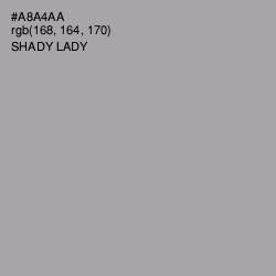 #A8A4AA - Shady Lady Color Image
