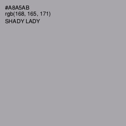 #A8A5AB - Shady Lady Color Image