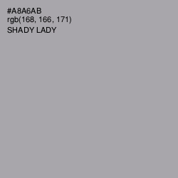 #A8A6AB - Shady Lady Color Image