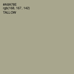 #A8A78E - Tallow Color Image