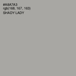 #A8A7A3 - Shady Lady Color Image