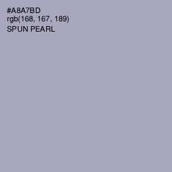 #A8A7BD - Spun Pearl Color Image