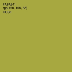 #A8A841 - Husk Color Image